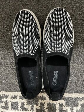 Rhinestone Slip On Shoes